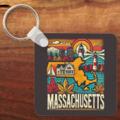 Massachusetts Schlüsselanhänger (Vorderseite)