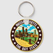 Massachusetts Schlüsselanhänger (Rückseite)