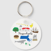 Massachusetts Schlüsselanhänger (Vorderseite)