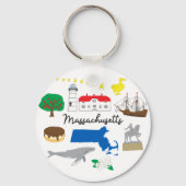 Massachusetts Schlüsselanhänger (Rückseite)