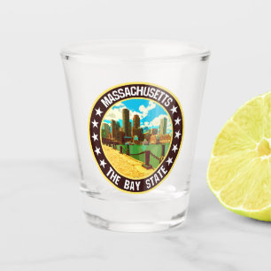 Massachusetts Schnapsglas