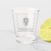 Massachusetts Schnapsglas (Rückseite)