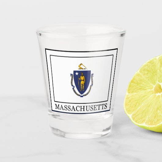 Massachusetts Schnapsglas (Vorderseite)