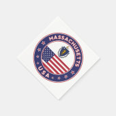 Massachusetts Serviette (Ecke)