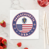 Massachusetts Serviette (Beispiel)