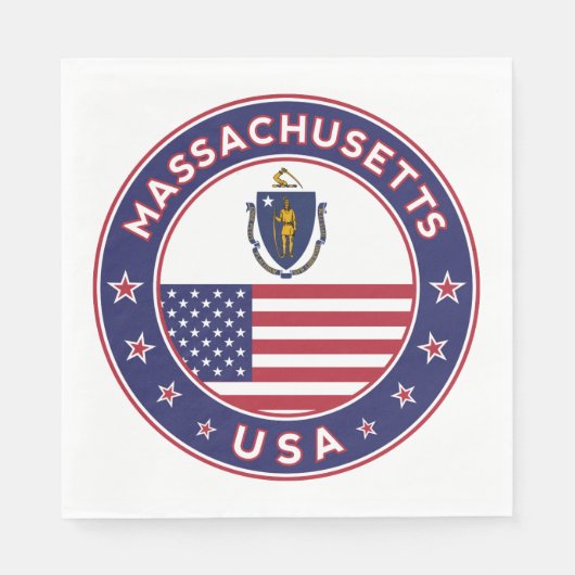 Massachusetts Serviette (Vorderseite)