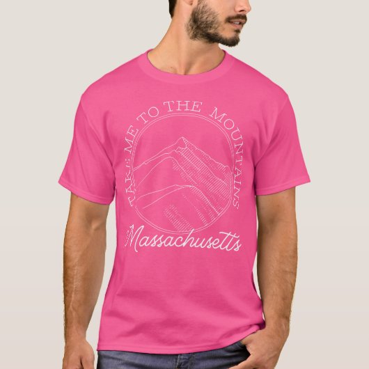 Massachusetts Souvenirwandern bringt mich zum Berg T-Shirt (Vorderseite)