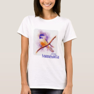 Massachusetts Staat Bird, die Chickadee T-Shirt