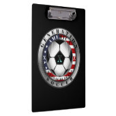 Massachusetts Staat Generation X American Soccer Klemmbrett (Rechts)