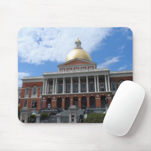 Massachusetts Staat House, Boston Mousepad (Mit Mouse)