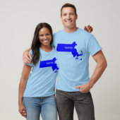 Massachusetts Staat Map Belong T-Shirt (Unisex)