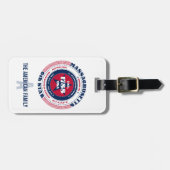 Massachusetts Staat Personalisierte Gepäckmarke Gepäckanhänger (Vorderseite horizontal)