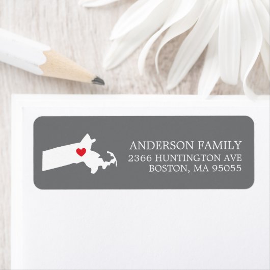 Massachusetts Staat | Rücksendekennzeichen verschi (Insitu)