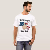 Massachusetts Staat Vogel T - Shirt Mittelfinger (Vorne ganz)