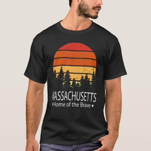 Massachusetts Staat Zuhause des schönen Massachuse T-Shirt (Vorderseite)