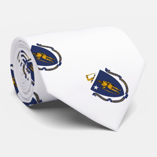 Massachusetts-Staats-Flagge Krawatte (Gerollt)