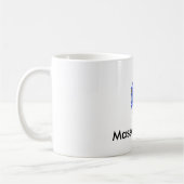 Massachusetts-Staats-Flaggen-Tasse Kaffeetasse (Links)