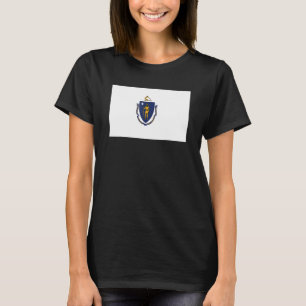 Massachusetts Staatsflagge Bundesstaat Massachuset T-Shirt