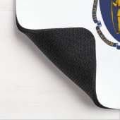 Massachusetts Staatsflagge Mousepad (Ecke)