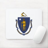Massachusetts Staatsflagge Mousepad (Mit Mouse)