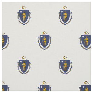 Massachusetts Staatsflagge Stoff