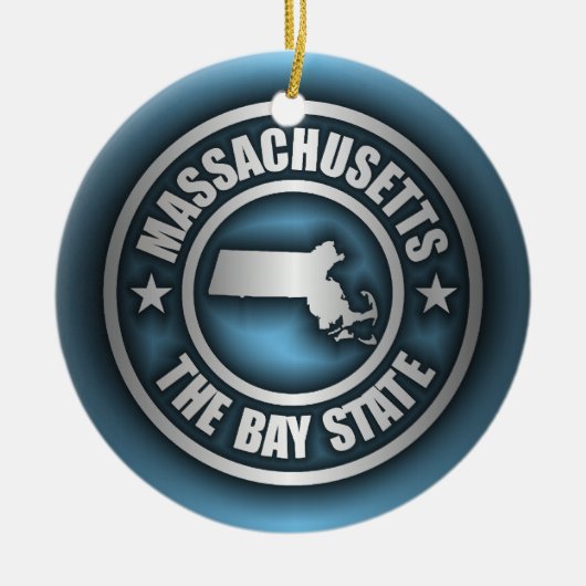 "Massachusetts Steel 2" Keramik Ornament (Vorne)