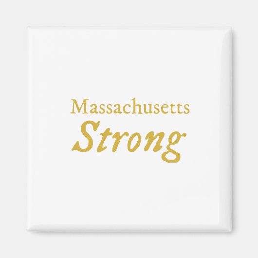 Massachusetts Strong Magnet (Vorne)