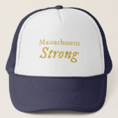Massachusetts Strong Truckerkappe (Vorderseite)