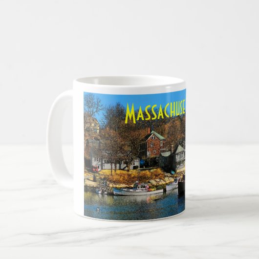 Massachusetts-Tasse Kaffeetasse (Vorderseite Links)