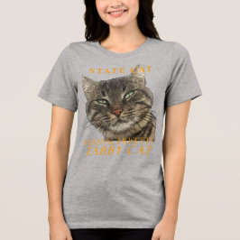 Massachusetts Territorialkatze Tri-Blend Shirt