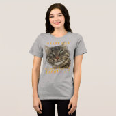 Massachusetts Territorialkatze Tri-Blend Shirt (Vorderseite voll)