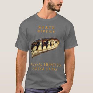 Massachusetts Territorium Reptil Die Strumpfbandna T-Shirt