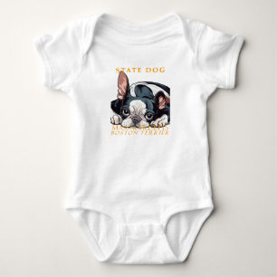 Massachusetts Territory Dog The Boston Terrier Baby Strampler