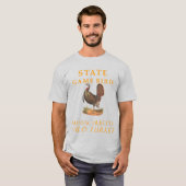 Massachusetts Territory Gamebird Die wilde Türkei T-Shirt (Vorne ganz)