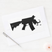 Massachusetts - The Spirit of America AR Variant Rechteckiger Aufkleber (Umschlag)