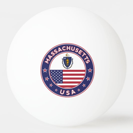 Massachusetts Tischtennisball (Vorderseite)