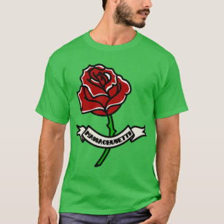 Massachusetts Übergröße 5 T-Shirt