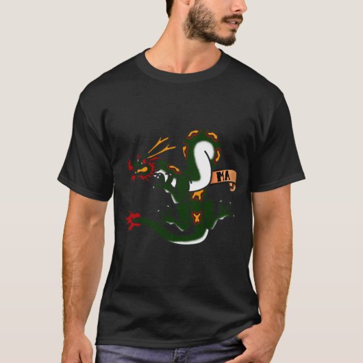 Massachusetts Übergröße 6 T-Shirt (Vorderseite)