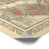Massachusetts und Insel Rhode 2 Poster (Ecke)