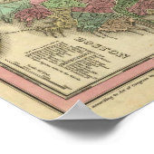 Massachusetts und Insel Rhode Poster (Ecke)