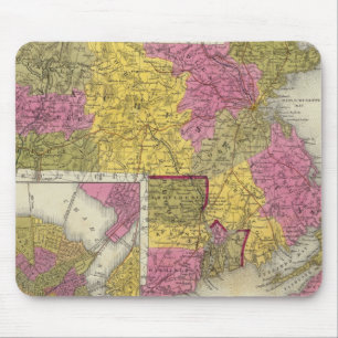 Massachusetts und Rhode Island 2 Mousepad