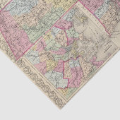 Massachusetts und Rhode Island 2 Seidenpapier (Ausschnitt)