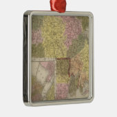 Massachusetts und Rhode Island Ornament Aus Metall (Rechts)