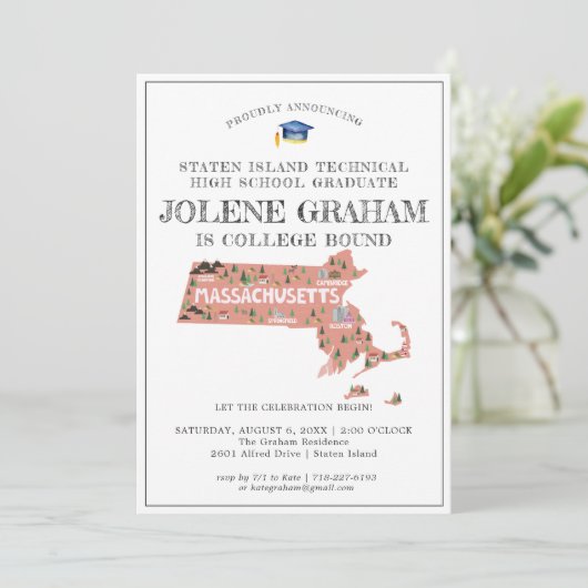 Massachusetts | Uni Bound Graduation Party (Stehend Vorderseite)