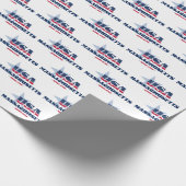 Massachusetts US Flagge Staat Geschenkpapier (Ecke)