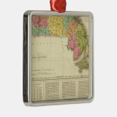 Massachusetts US Silbernes Ornament (Rechts)