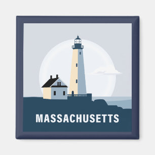 Massachusetts, USA Magnet
