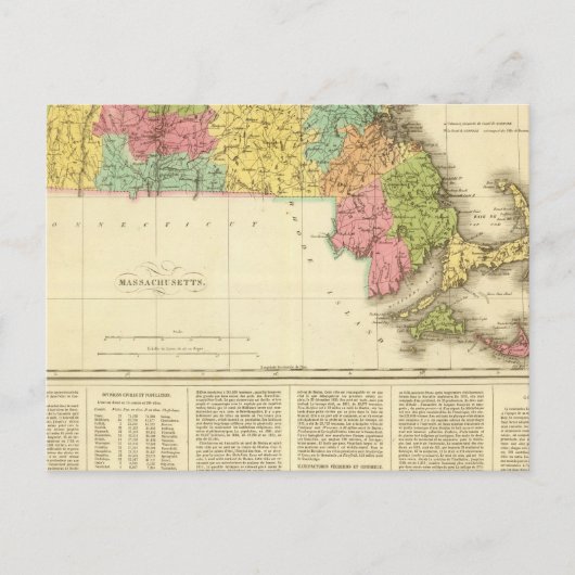 Massachusetts USA Postkarte (Vorderseite)