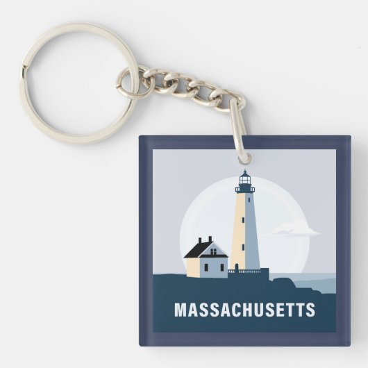 Massachusetts, USA Schlüsselanhänger (Vorderseite)