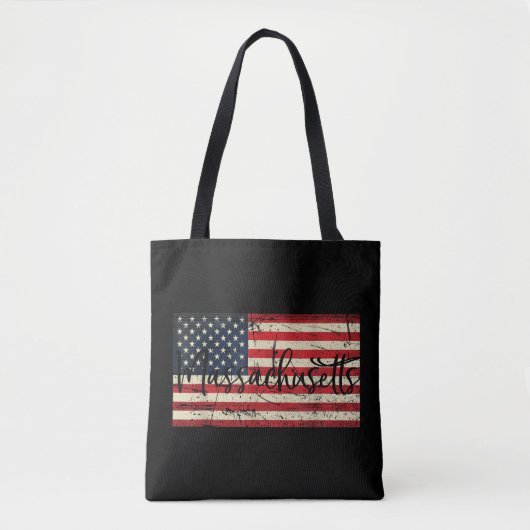 Massachusetts USA Tote Bag Tasche (Vorderseite)